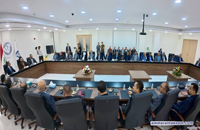 السيد الحكيم يدعو إلى ضبط الملفات الأمنية والخدمية والاقتصادية وتعزيز التعاون بين مكونات كركوك