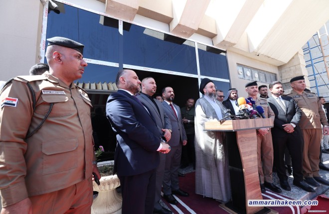 السيد الحكيم يثمن التقدم الذي تشهده المثنى في القطاع النفطي والإسكان