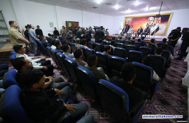 السيد الحكيم يؤكد أهمية تطوير الهياكل المؤسسية للحشد الشعبي وتعزيز دوره الوطني