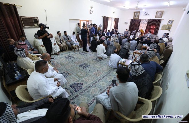 السيد الحكيم يؤكد دور التلاحم الاجتماعي والعشائري في حماية العراق