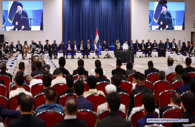 السيد الحكيم يدعو إلى استثمار المرحلة لتنويع الاقتصاد وتحريك القطاعات الإنتاجية