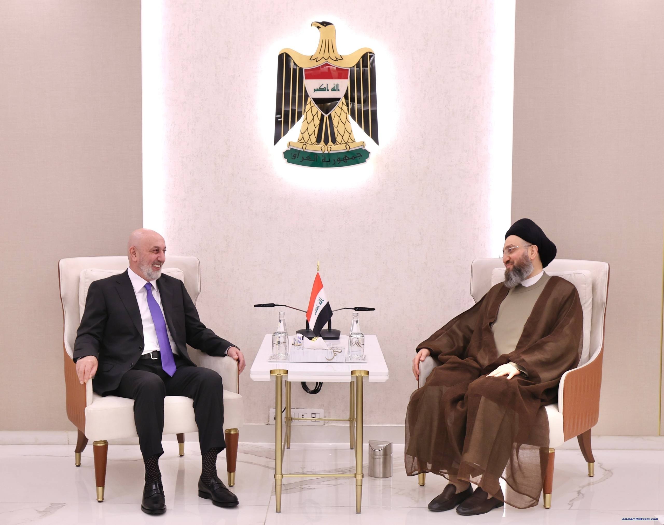 Sayyid Al-Hakeem, Republic’s President Stress Support Al-Zaidi, Accelerate Competent Government Formation to Confront Challenges