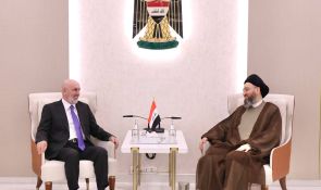 السيد الحكيم يؤكد مع رئيس الجمهورية دعم تكليف الزيدي وتسريع تشكيل حكومة كفوءة لمواجهة التحديات