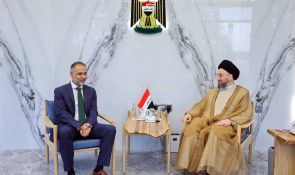 السيد الحكيم: تسليم السلاح إلى الحشد الشعبي يعزز منظومة الدولة