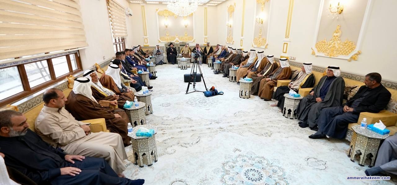 سەماحەتی حەكیم چاوی بە شێخ و گەورە پیاوانی هۆزی ئەلیسار دەكەوێت و شانازی بە دەستكەوتەكان دەكات