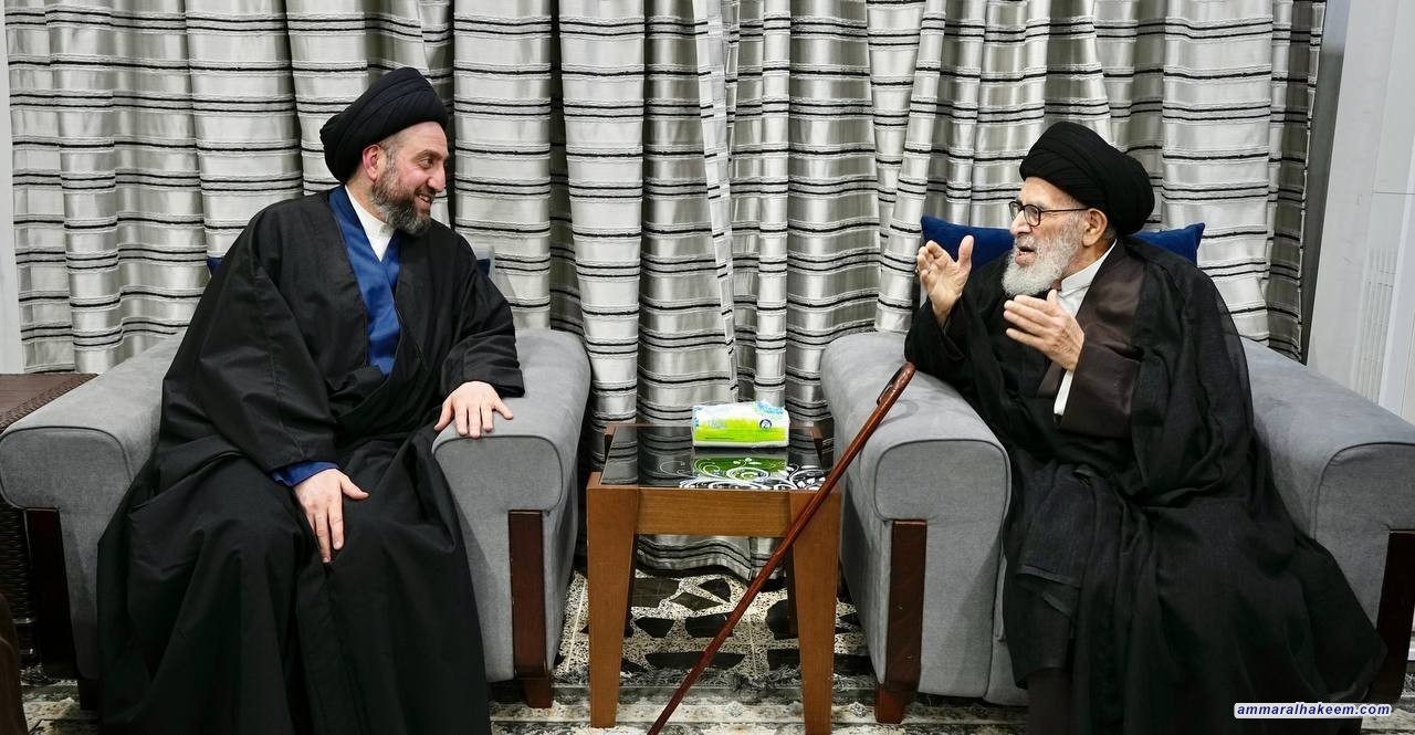 بەڕێز حەكیم چاوی بە ئایەتوڵا سەید قەزوینی كەوت