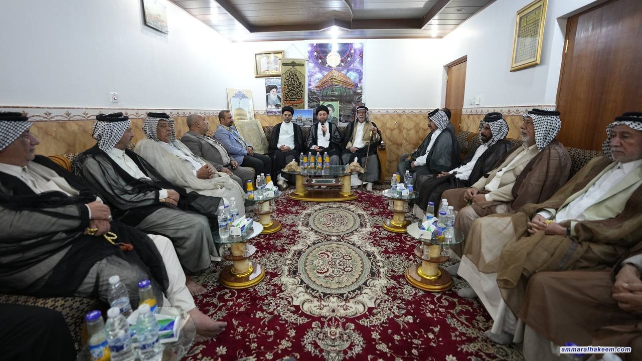 من قضاء الكوفة السيد الحكيم يدعو لاستثمار الوفرة المالية في دعم الزراعة وتنويع مصادر الدخل