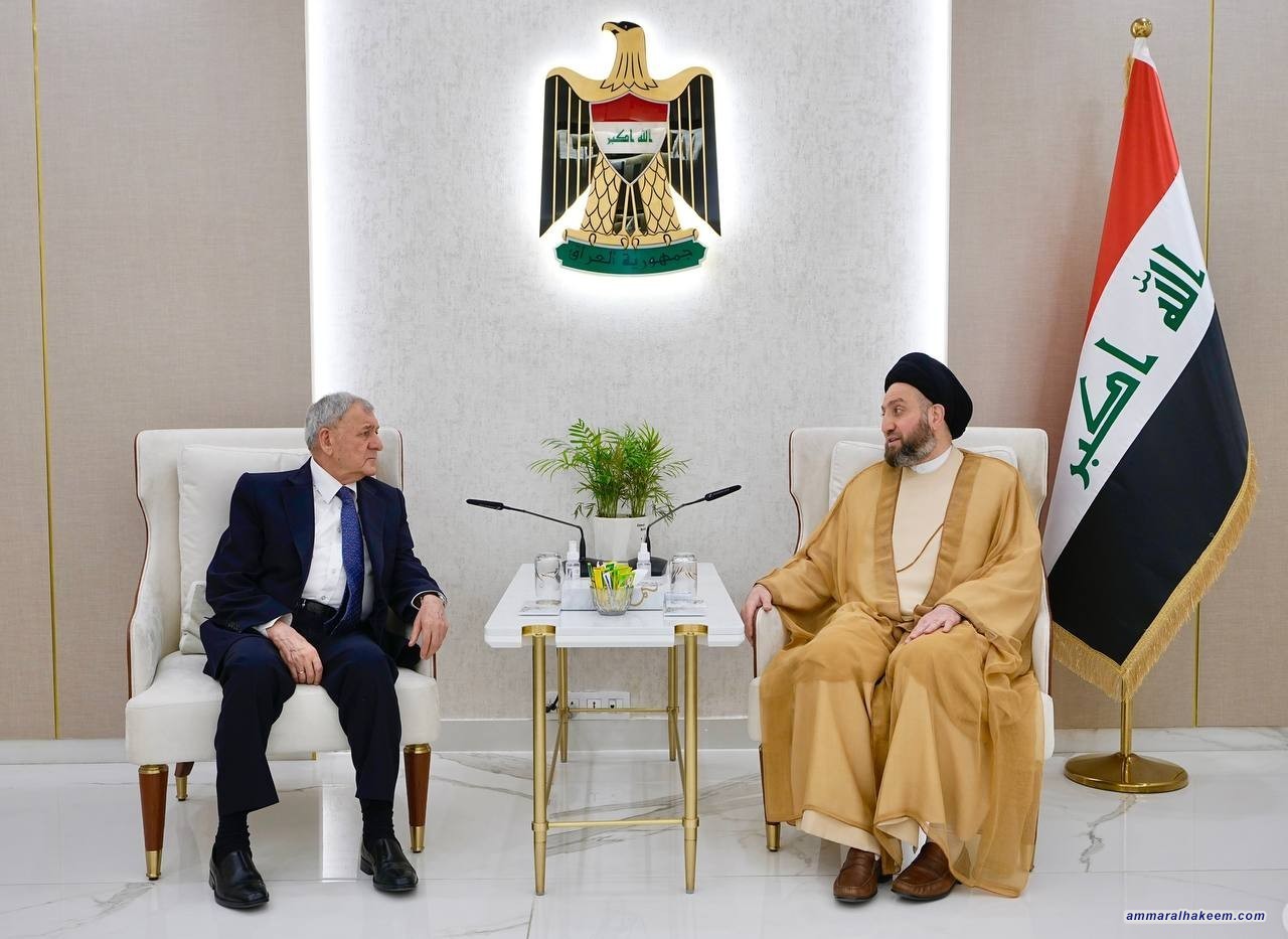 سەماحەتی حەكیم پێشوازی لەسەرۆك كۆمار كرد و دووپاتی كردەوە كە دەكرێت بەسەر تەگەرەكان زاڵ بن و بەرژەوەندی گشتی بێتە دی