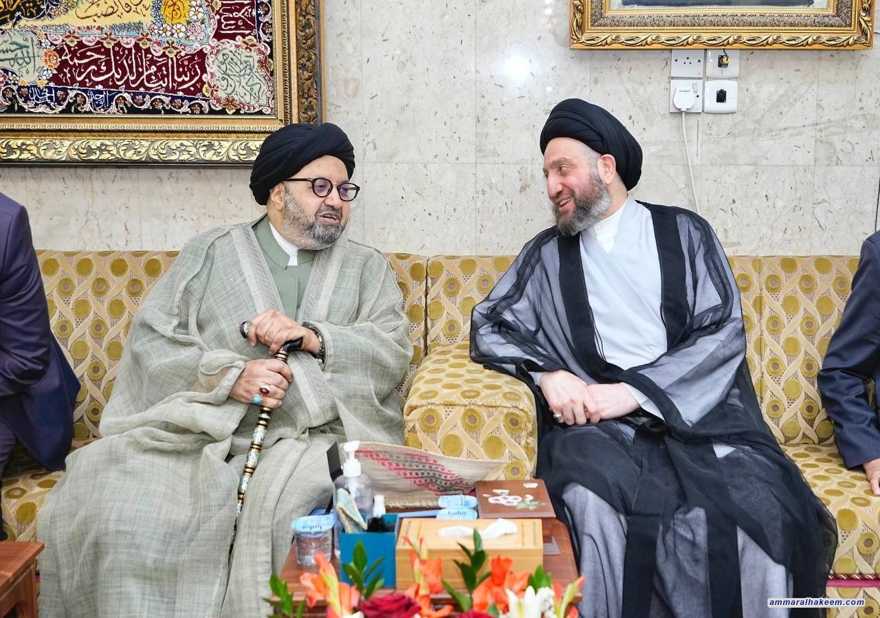 سەماحەتی حەكیم چاوی بە بەڕێز عەبولعال ئەلمووسەوی كەوت