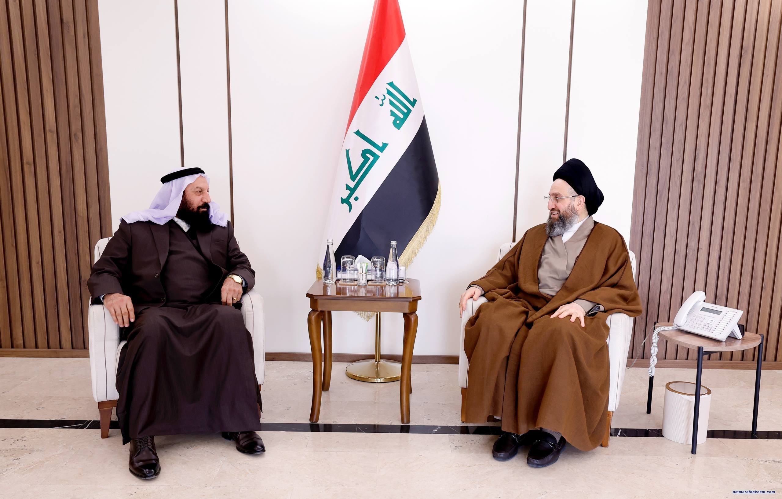 السيد الحكيم يؤكد أهمية تعزيز الحضور السياسي للإيزيديين وتسريع إعمار سنجار