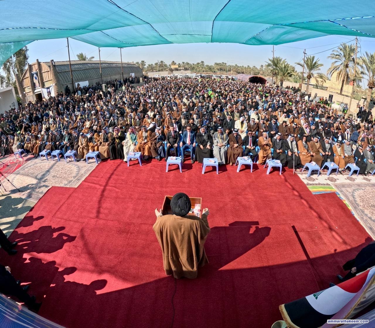 سەماحەتی حەكیم داوا دەكات هاوپەیمانێتییەكی هۆزەكان هەبێت كە شێخی هۆزەكان واژۆی لەسەر بكەن بۆ پاراستنی پڕۆژەكان و بێ تاوانی ئەوانەی بەئامانجیان دەكەن