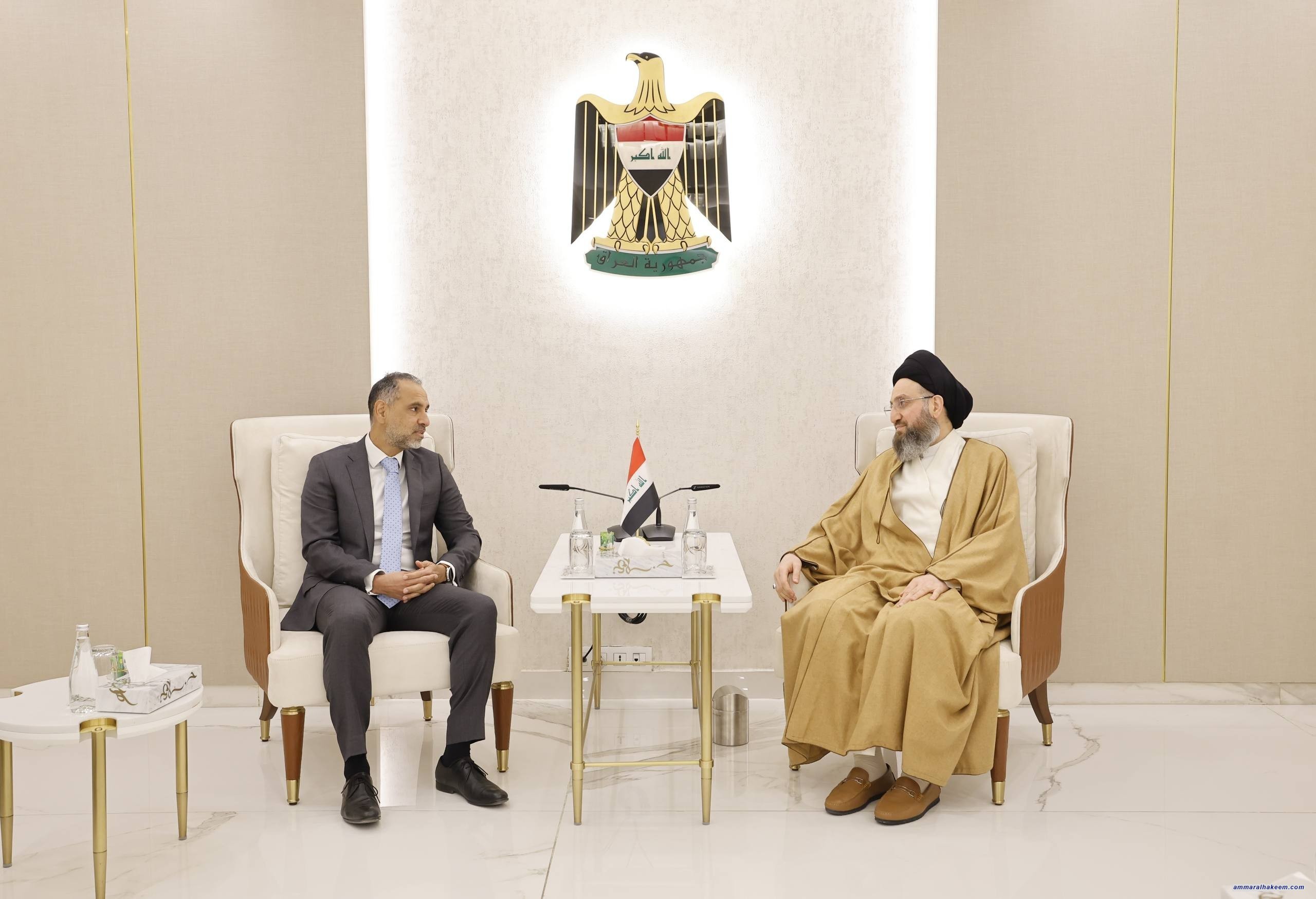 Sayyid Al-Hakeem Meets British Ambassador, Discusses Political Updates, Bilateral Relations