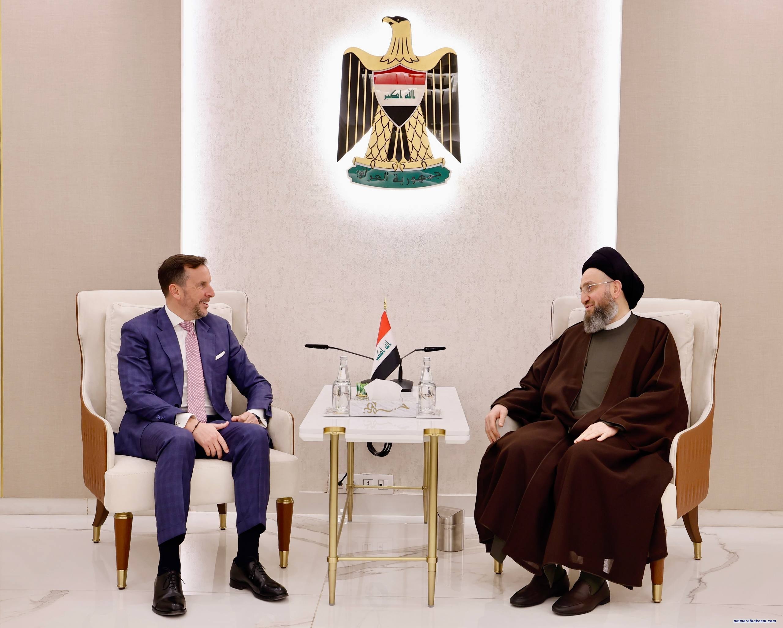Sayyid Al-Hakeem Affirms Expertise Exchange, Cooperation Enhancement with Italy