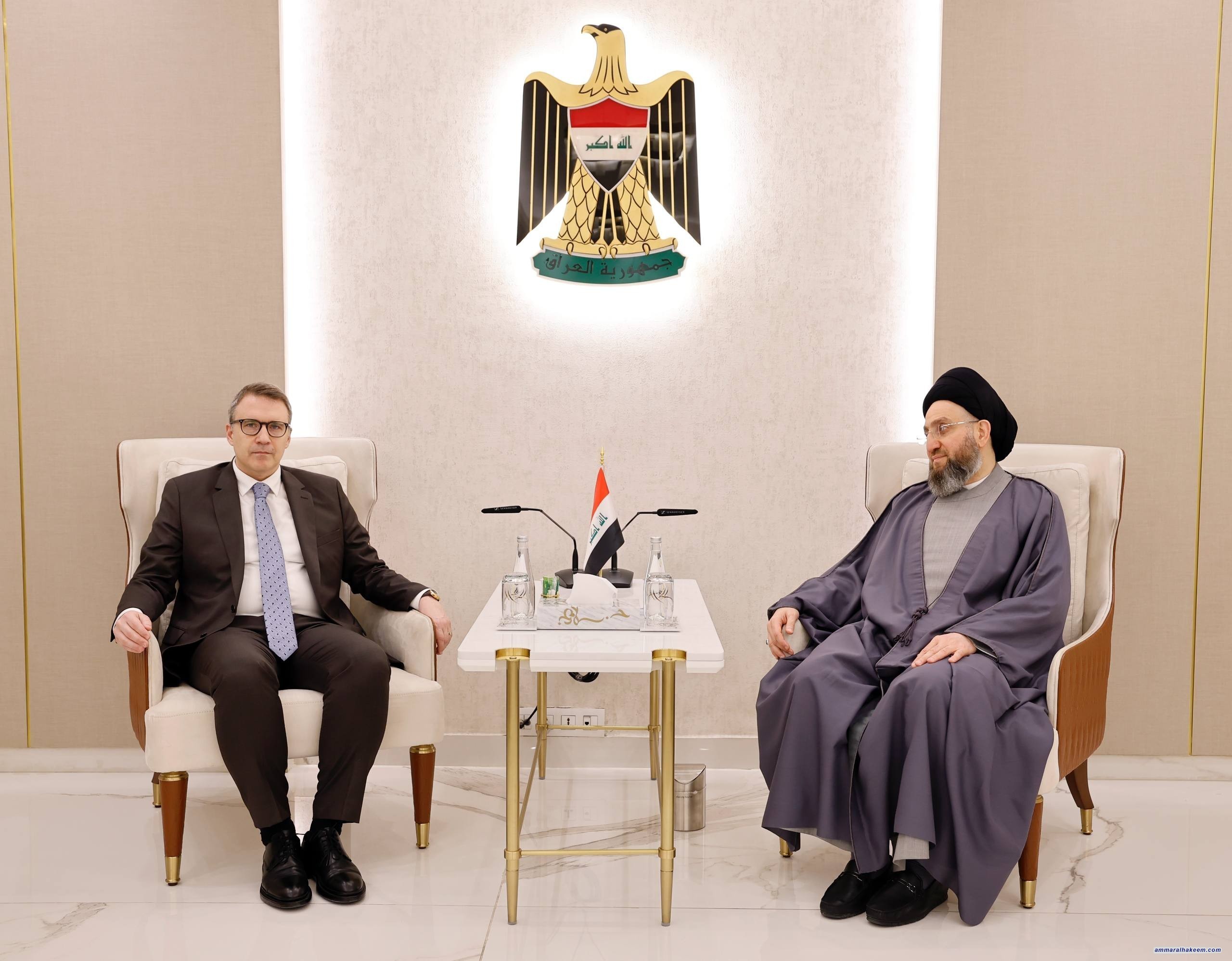 Sayyid Al-Haeekm Affirms Iraqi-Turkish Relations, Water’s Fair Share