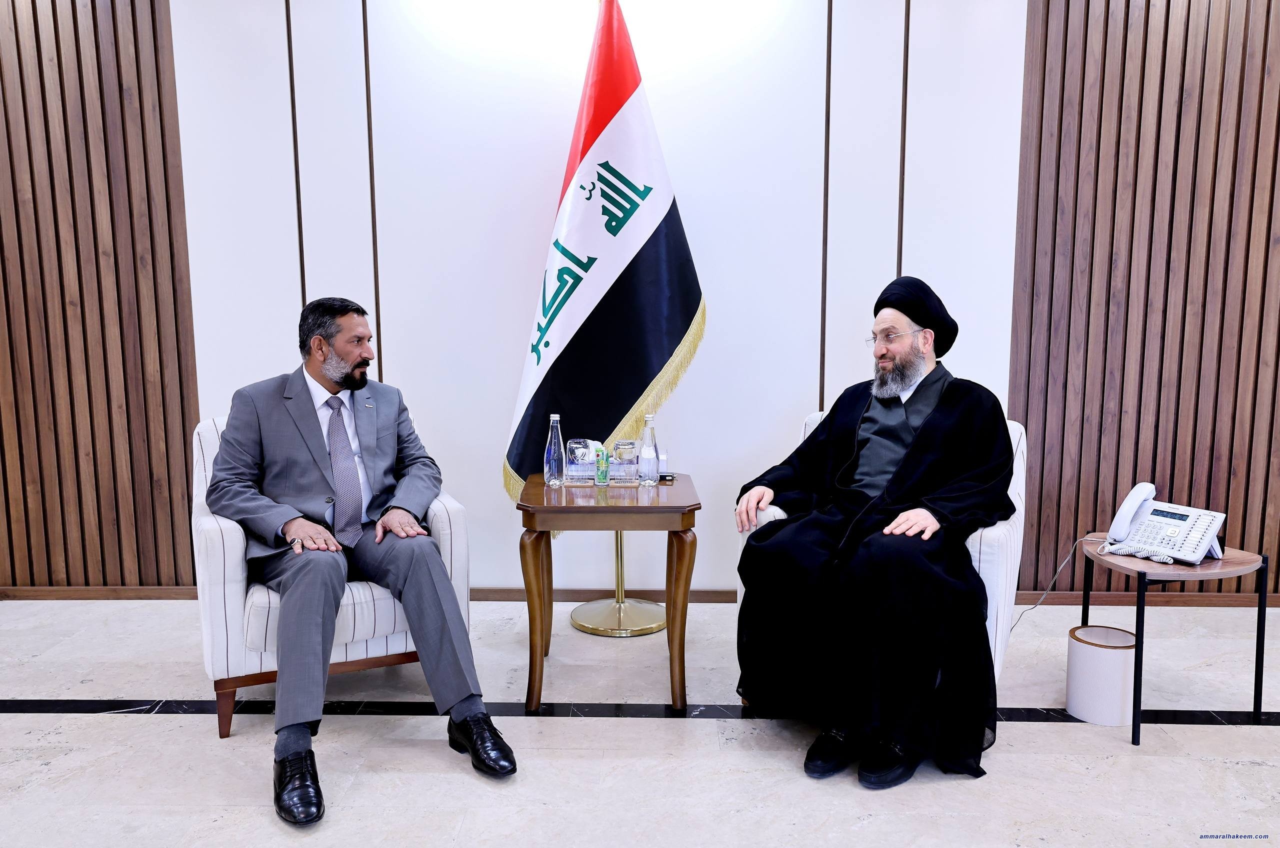 السيد الحكيم يؤكد لمحافظ بابل أهمية تحسين الواقع الخدمي وتفعيل صلاحيات الحكومات المحلية