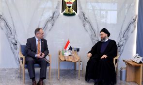 السيد الحكيم يؤكد للسفير السويسري أهمية إدارة التنوع وتسريع تشكيل الحكومة ودعم الحوار لاستقرار المنطقة